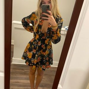 Long Sleeve Floral Dress
